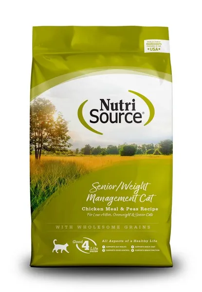 16 Lb Nutrisource Cat Senior Weight Managment Chicken & Rice - Health/First Aid